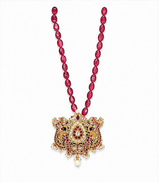925 SILVER ETHNIC NECKLACE