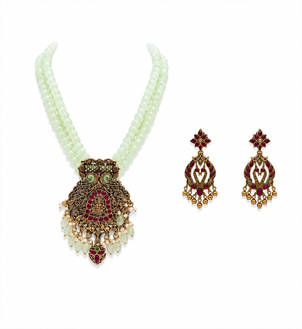 925 SILVER ETHNIC NECKLACE