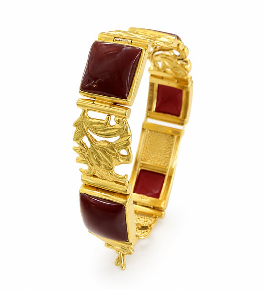 925 SILVER ETHNIC BRACELET