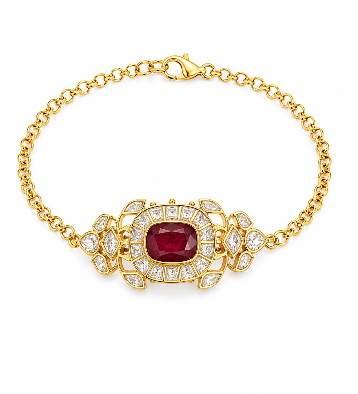 925 SILVER ETHNIC BRACELET