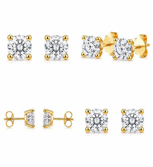 9KT LAB GROWN DIAMOND EARRING