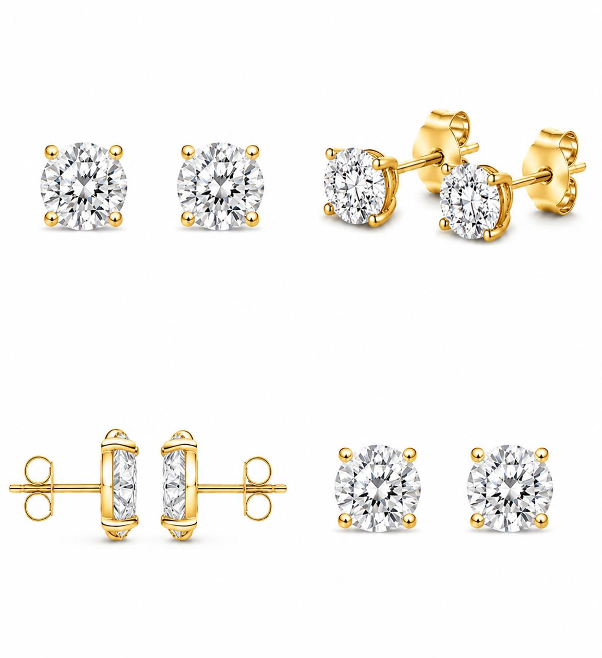 9KT LAB GROWN DIAMOND EARRING