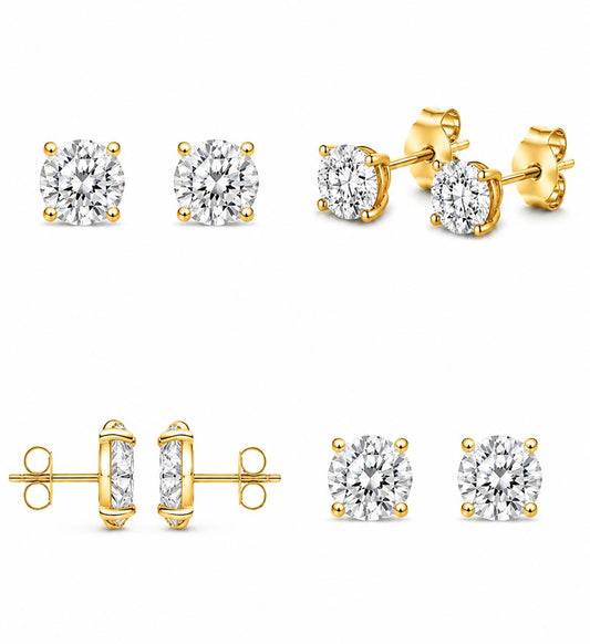 9KT LAB GROWN DIAMOND EARRING
