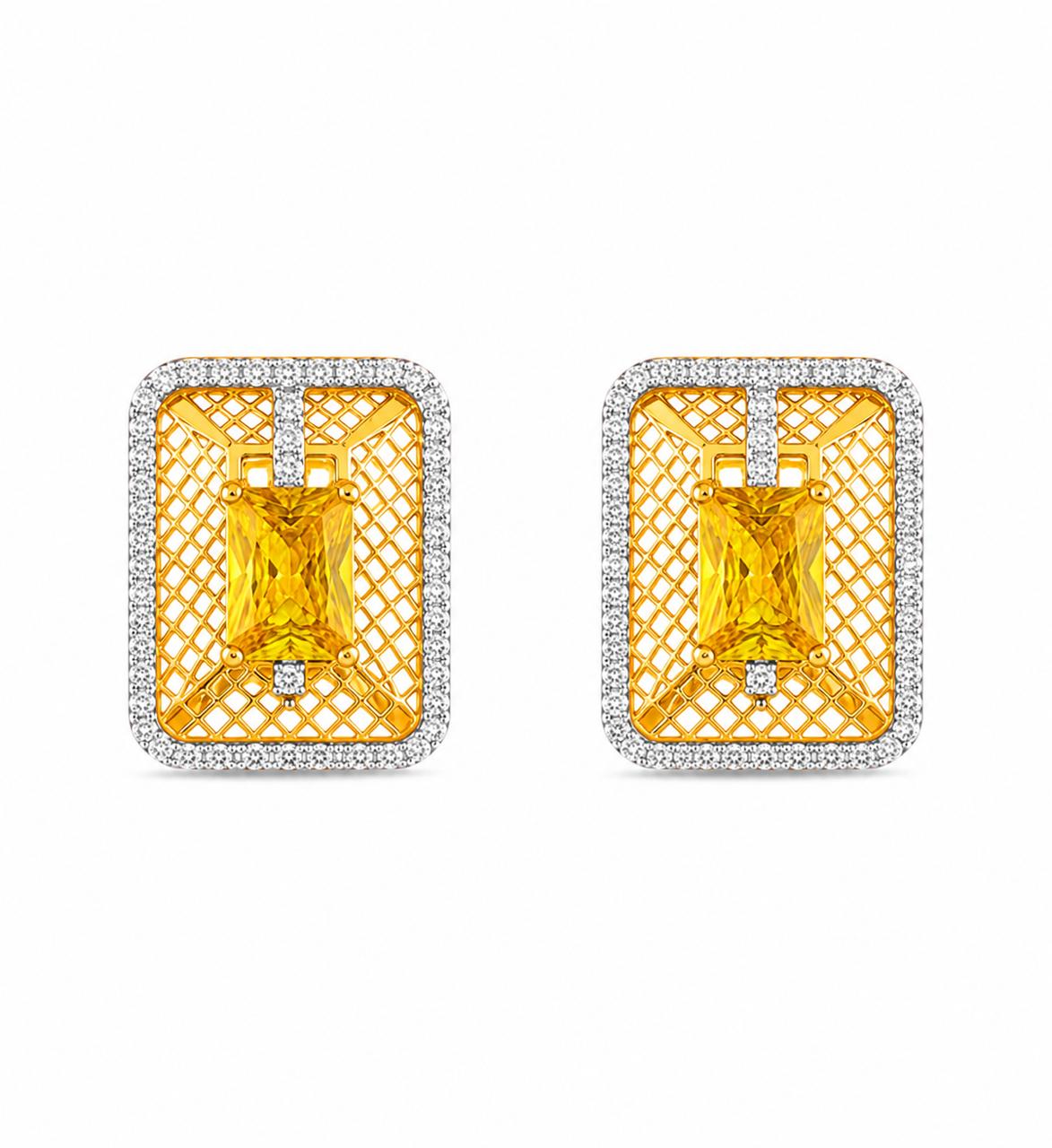 9KT LAB GROWN DIAMOND EARRING
