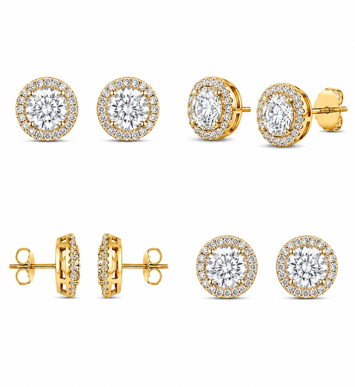 9KT LAB GROWN DIAMOND EARRING