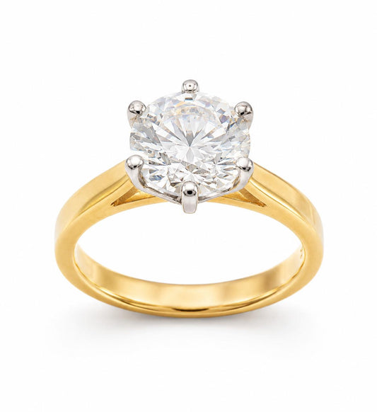 9KT LAB GROWN DIAMOND RING