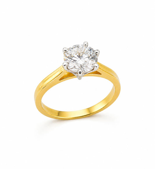9KT LAB GROWN DIAMOND RING