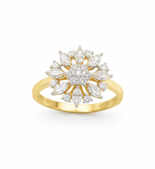 9KT LAB GROWN DIAMOND RING