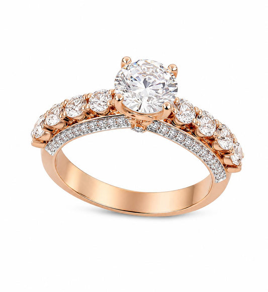 9KT LAB GROWN DIAMOND RING