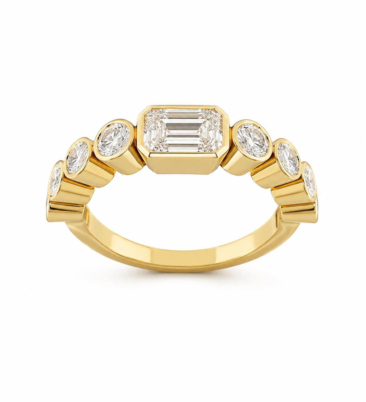 9KT LAB GROWN DIAMOND RING