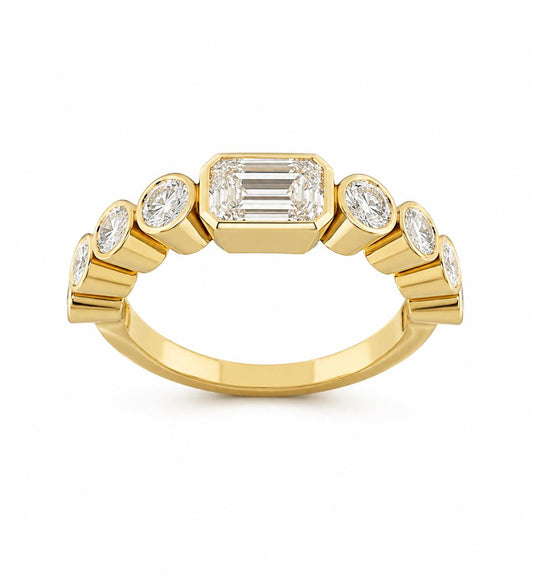 9KT LAB GROWN DIAMOND RING