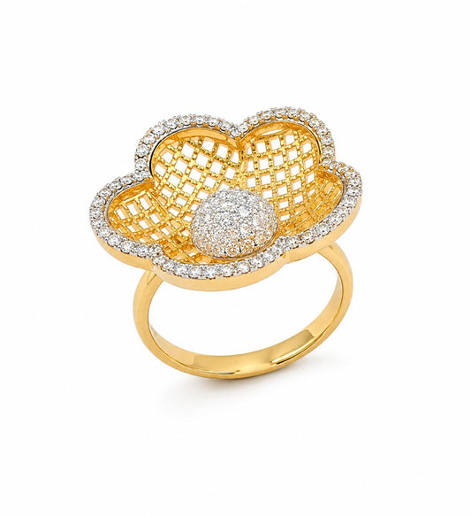 9KT LAB GROWN DIAMOND RING