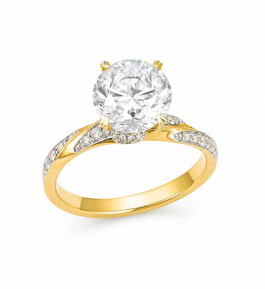 9KT LAB GROWN DIAMOND RING