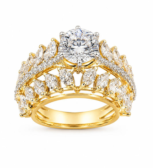 9KT LAB GROWN DIAMOND RING