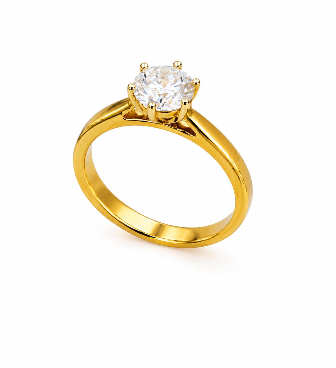 9KT LAB GROWN DIAMOND RING