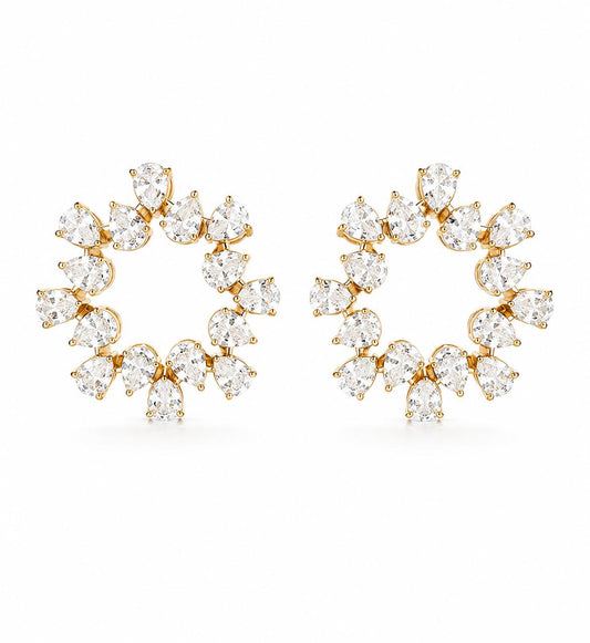 9KT LAB GROWN DIAMOND EARRING