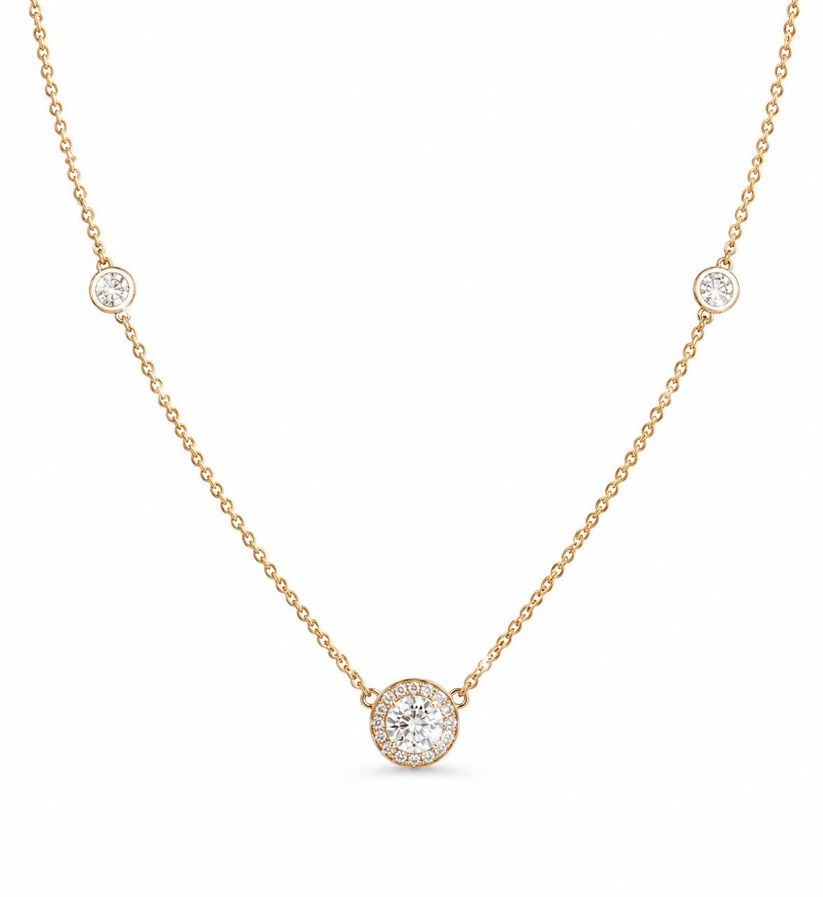 9KT LAB GROWN DIAMOND PENDANT
