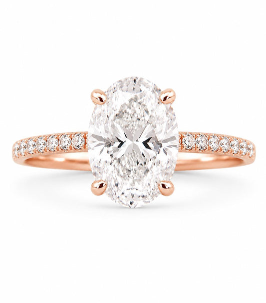 9KT LAB GROWN DIAMOND RING