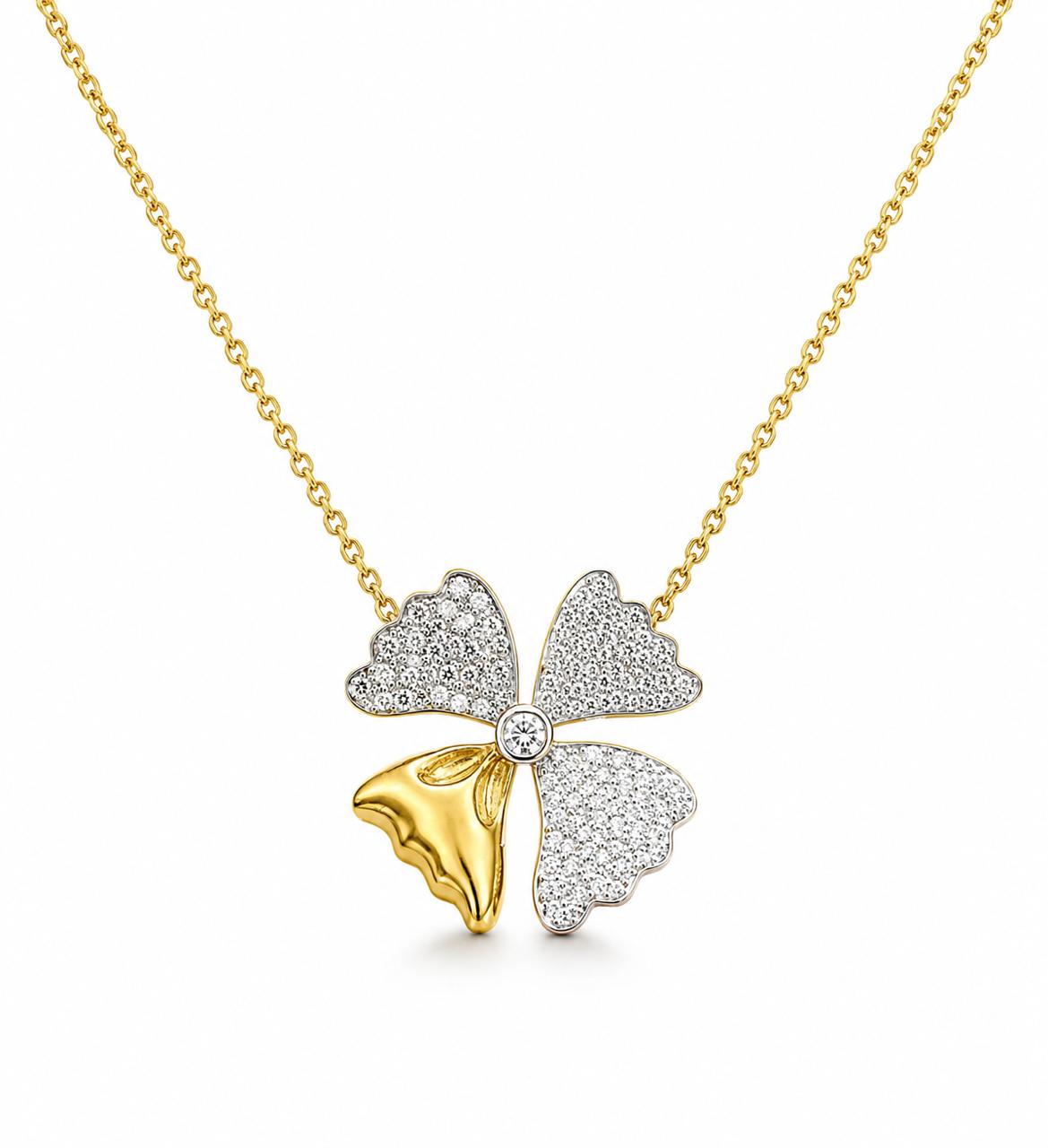 9KT LAB GROWN DIAMOND PENDANT
