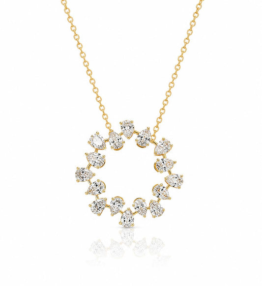 9KT LAB GROWN DIAMOND PENDANT