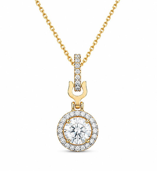9KT LAB GROWN DIAMOND PENDANT
