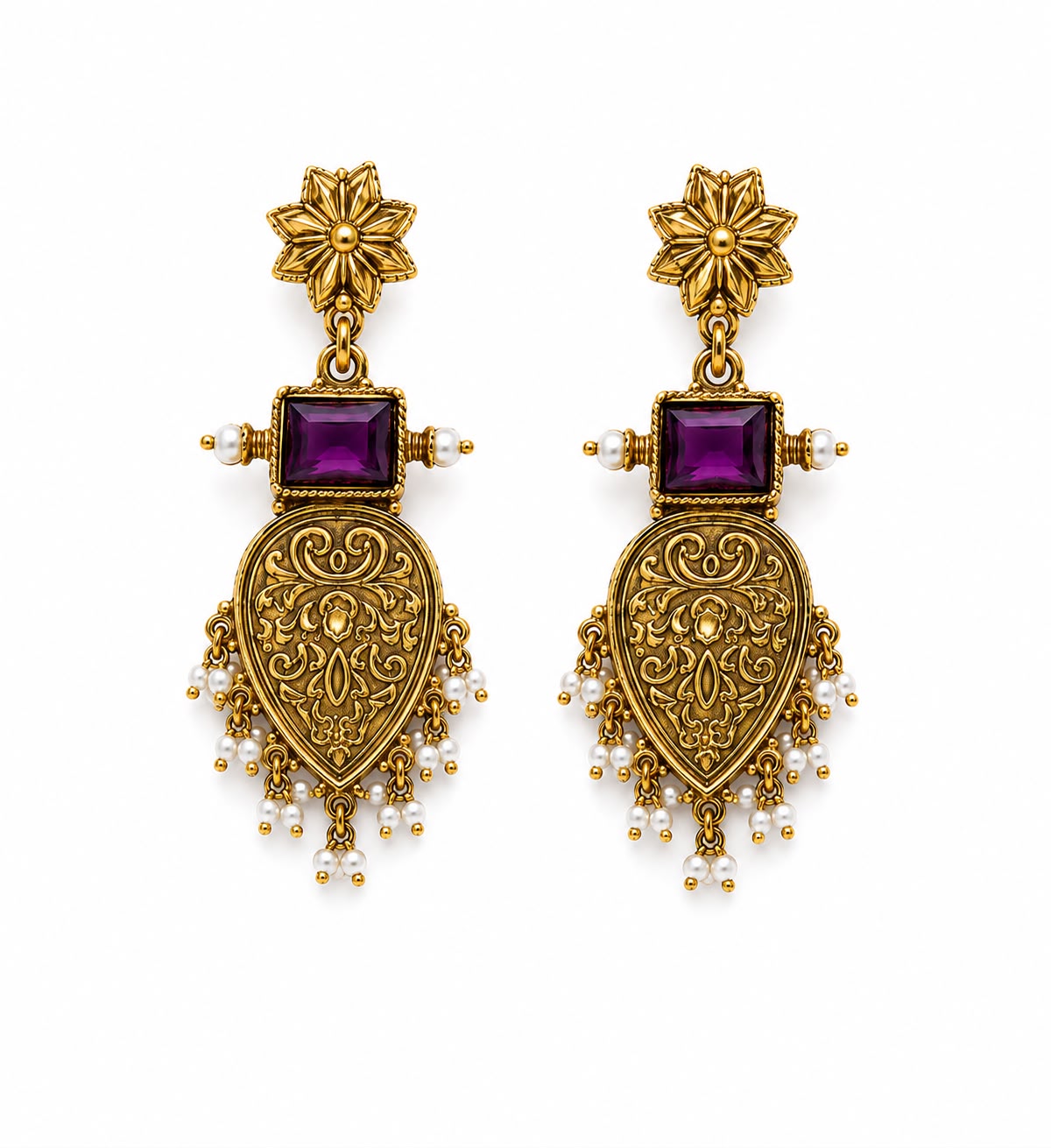 925 SILVER ETHENIC EARRING