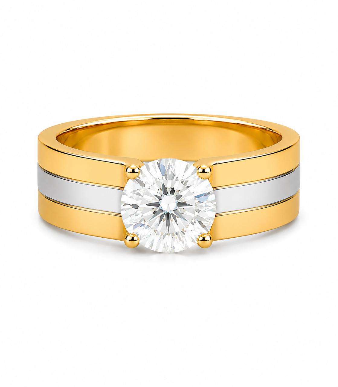 9KT LAB GROWN DIAMOND RING