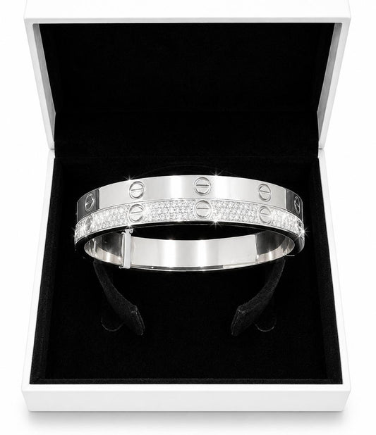 Lab Grown 925 Silver diamond bracelet