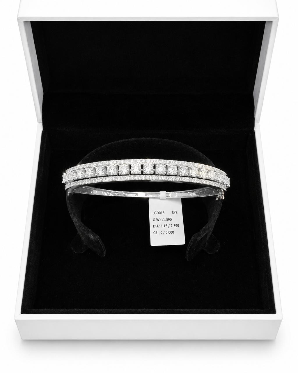 Lab Grown 925 Silver diamond bracelet