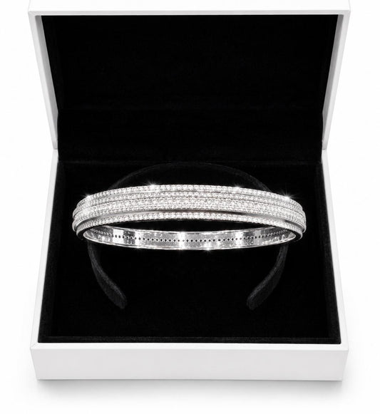 Lab Grown 925 Silver diamond bracelet