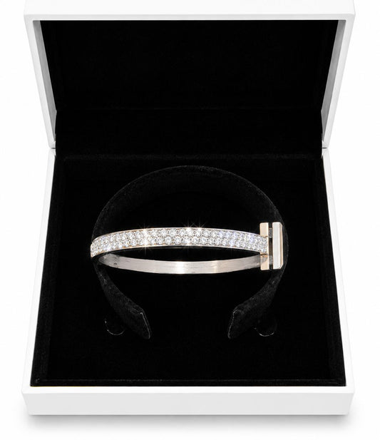 Lab Grown 925 Silver diamond bracelet