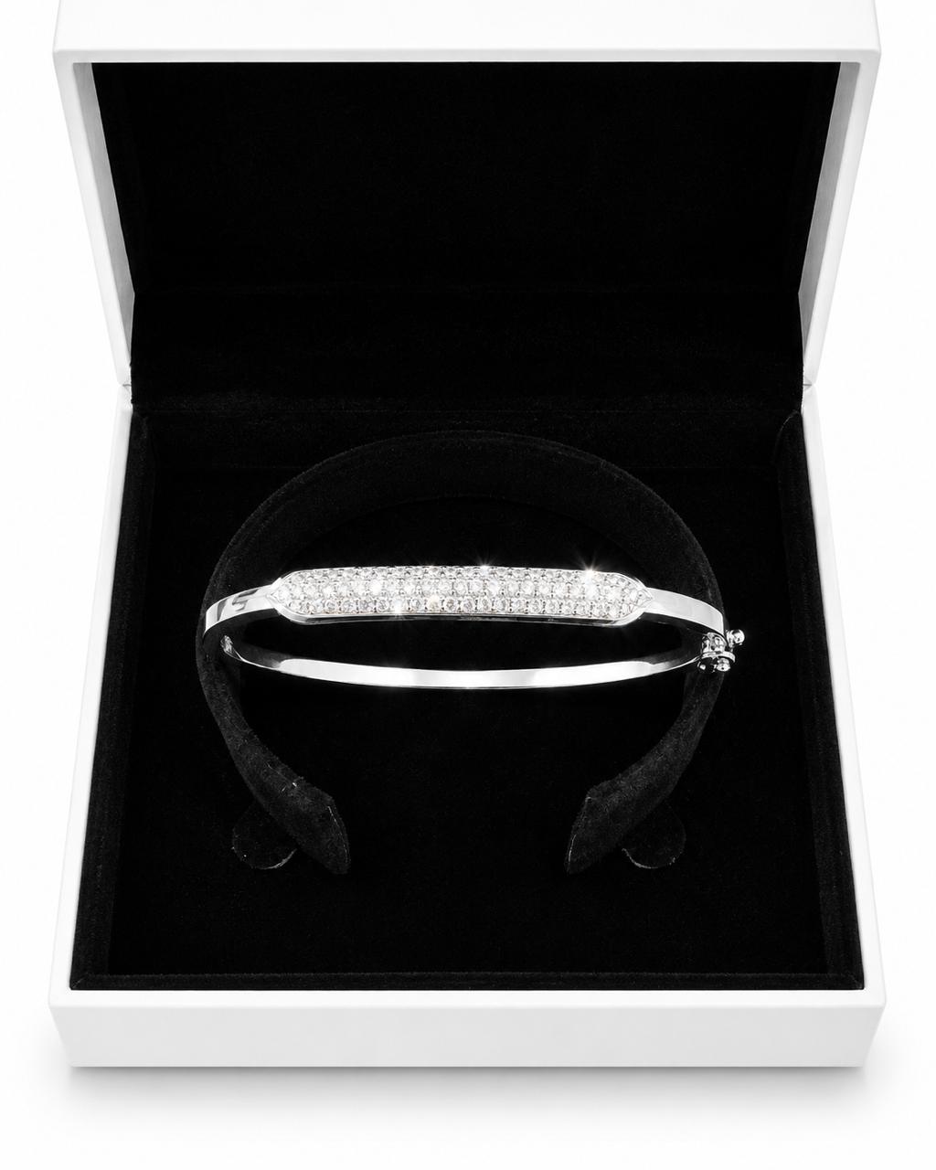 Lab Grown 925 Silver diamond bracelet