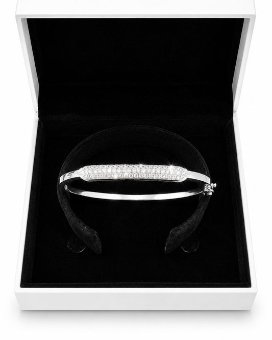 Lab Grown 925 Silver diamond bracelet