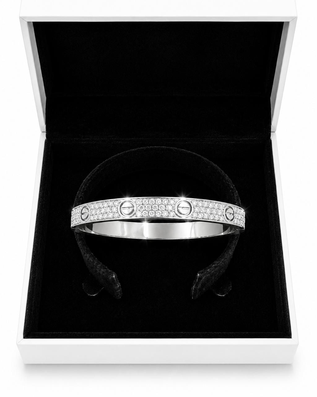 Lab Grown 925 Silver diamond bracelet