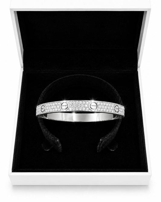 Lab Grown 925 Silver diamond bracelet