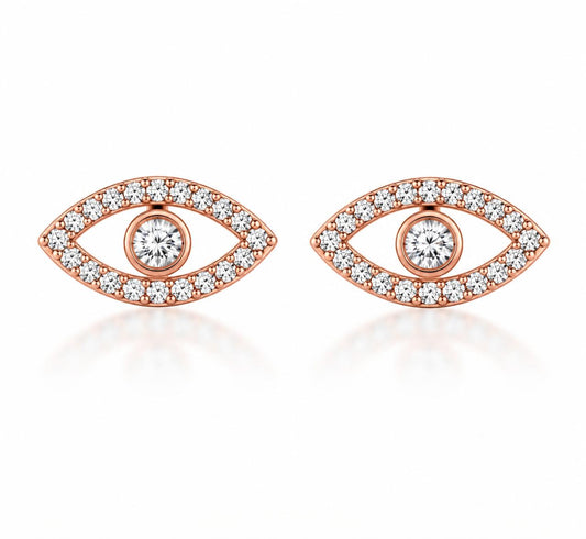 9KT NATURAL DIAMOND EARRINGS