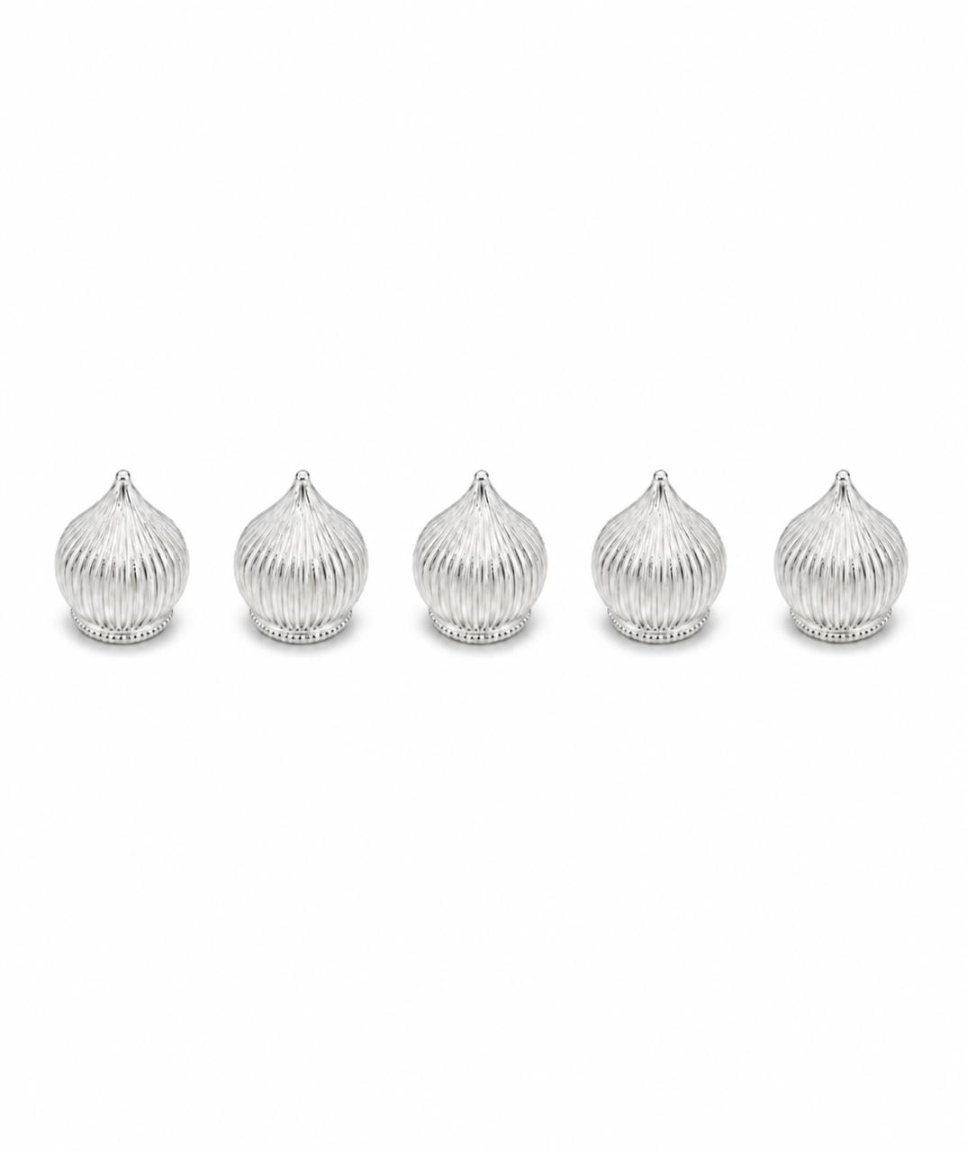 925 SOLID SILVER MODAK SET OF 5