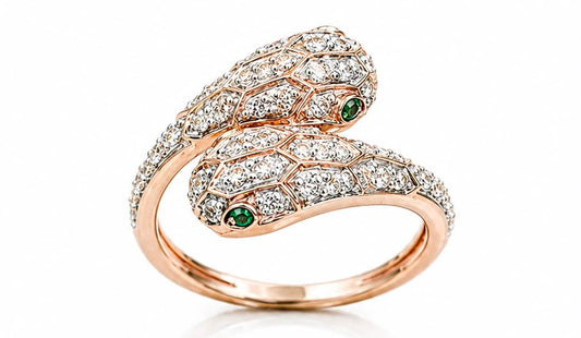 14KT NATURAL DIAMOND RING
