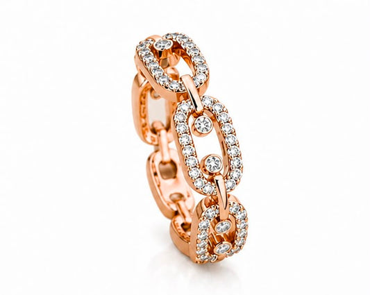 14KT NATURAL DIAMOND RING