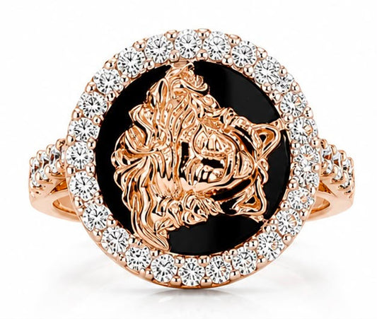 14KT NATURAL DIAMOND RING
