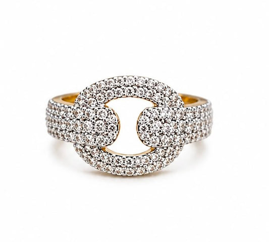14KT NATURAL DIAMOND RING