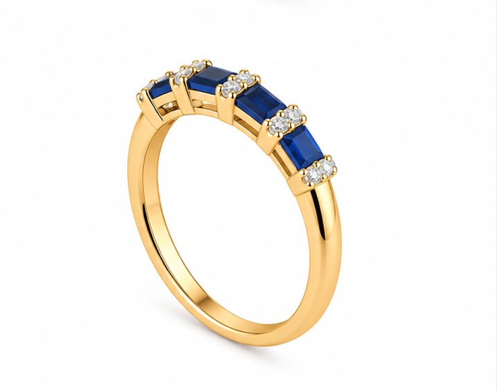 14KT NATURAL DIAMOND RING