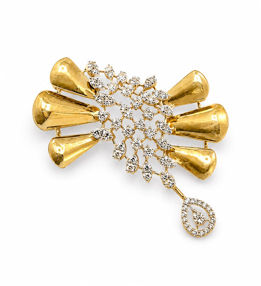9KT NATURAL DIAMOND PENDANT