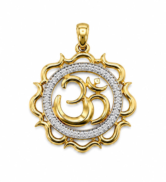 9KT NATURAL DIAMOND PENDANT