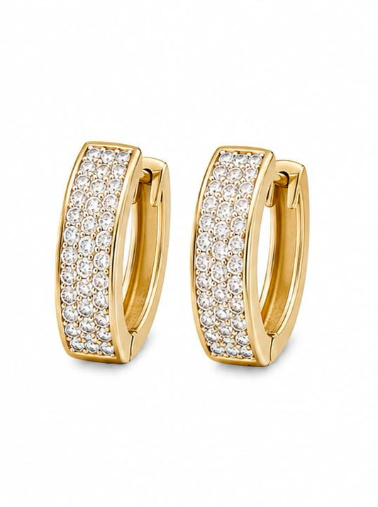 9KT NATURAL DIAMOND  EARRING