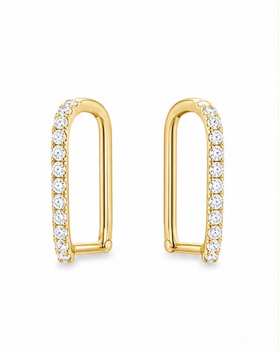9KT NATURAL DIAMOND EARRING