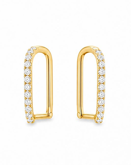 9KT NATURAL DIAMOND EARRING