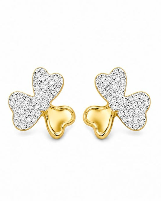 9KT NATURAL DIAMOND EARRING