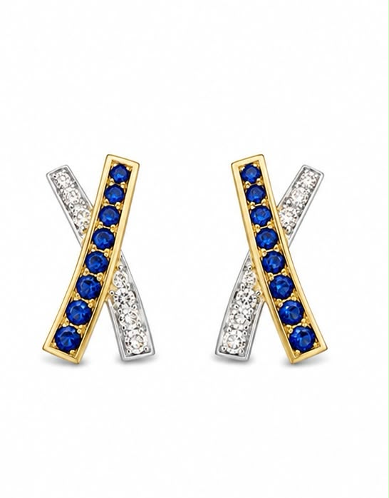 9KT NATURAL DIAMOND EARRING