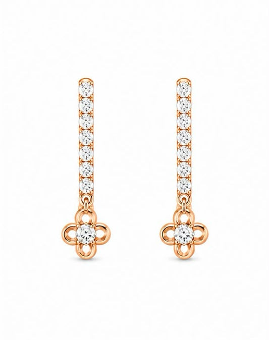 9KT NATURAL DIAMOND EARRINGS
